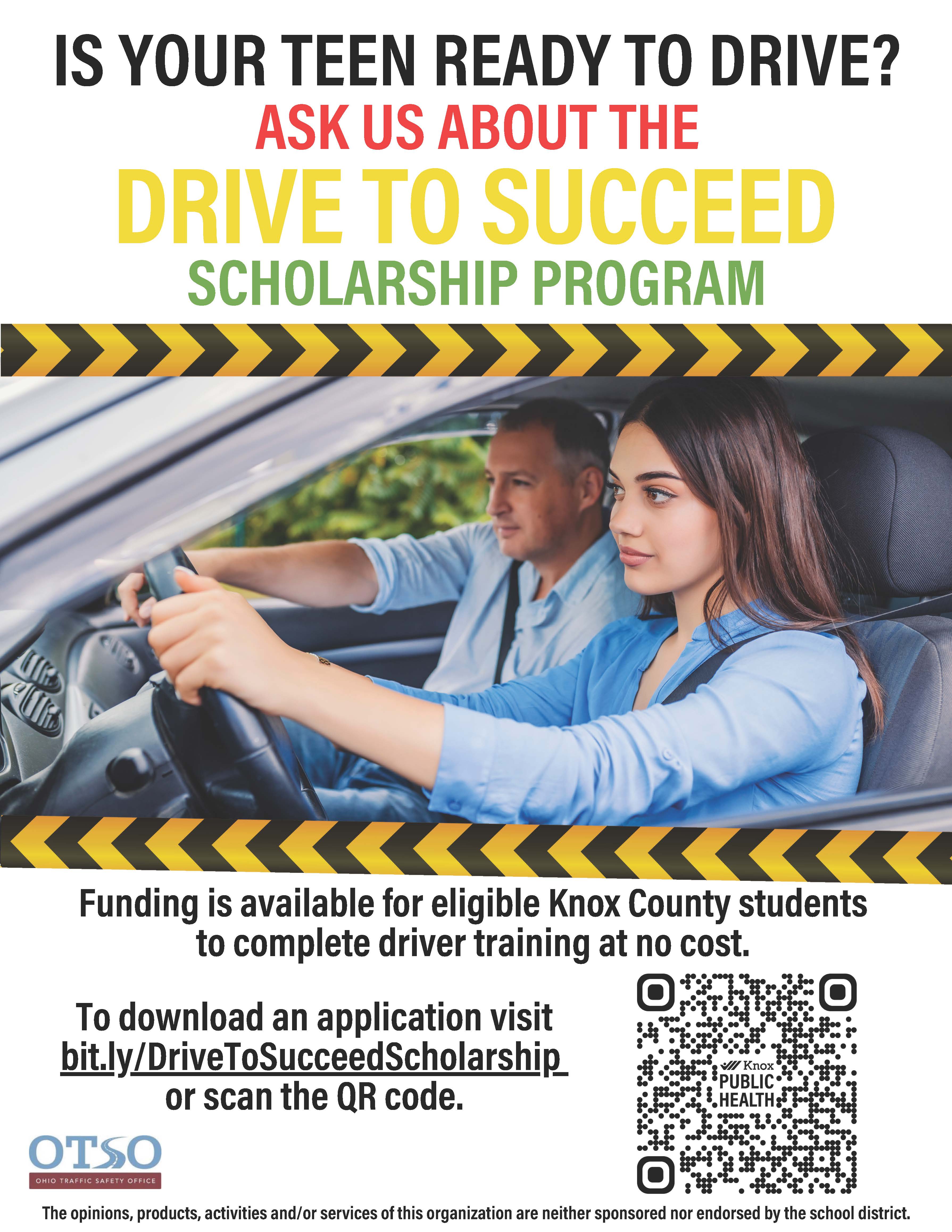 Drive to Succeed Scholarship Program
